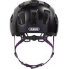 Kask rowerowy ABUS Youn-I 2.0 Czarno-fioletowy dla Dzieci (rozmiar M) Materiał wewnętrzny EPS