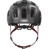 Kask rowerowy ABUS Youn-I 2.0 Tytanowy dla Dzieci z lampką (rozmiar S) Materiał wewnętrzny EPS