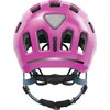 Kask rowerowy ABUS Youn-I 2.0 Różowy dla Dzieci z lampką (rozmiar M) Regulacja Od 52 do 57 cm