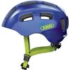 Kask rowerowy ABUS Youn-I 2.0 Niebiesko-zielony dla Dzieci z lampką (rozmiar S)