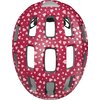 Kask rowerowy ABUS Youn-I 2.0 Cherry Heart Czerwony dla Dzieci z lampką (rozmiar S) Materiał skorupy In-mold