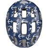 Kask rowerowy ABUS Youn-I 2.0 Anchor Niebieski dla Dzieci z lampką (rozmiar M) Materiał skorupy In-mold