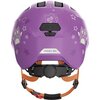 Kask rowerowy ABUS Smiley 3.0 Star Fioletowy dla Dzieci (rozmiar M) Regulacja Od 50 do 55 cm