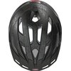 Kask rowerowy ABUS Urban-I 3.0 Flower Art Czarno-fioletowy Miejski z lampką (rozmiar S) Wentylacja Tak