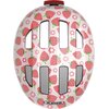 Kask rowerowy ABUS Smiley 3.0 LED Strawberry Różowo-czerwony dla Dzieci z lampką (rozmiar M) Materiał skorupy Tworzywo sztuczne