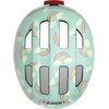 Kask rowerowy ABUS Smiley 3.0 LED Rainbow Niebiesko-zielony dla Dzieci z lampką (rozmiar M) Materiał skorupy Tworzywo sztuczne