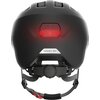 Kask rowerowy ABUS Smiley 3.0 Ace LED Velvet Czarny dla Dzieci z lampką (rozmiar S) Regulacja Od 45 do 50 cm