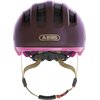 Kask rowerowy ABUS Smiley 3.0 Ace LED Royal Fioletowy dla Dzieci z lampką (rozmiar M) Materiał wewnętrzny EPS