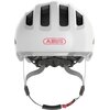 Kask rowerowy ABUS Smiley 3.0 Ace LED Shiny Biało-szary dla Dzieci z lampką (rozmiar S) Materiał wewnętrzny EPS