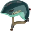 Kask rowerowy ABUS Smiley 3.0 Ace LED Royal Zielony dla Dzieci z lampką (rozmiar S)
