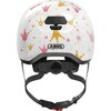 Kask ABUS Skurb Kid Crowns Biały dla Dzieci (rozmiar M) Regulacja Od 50 do 55 cm