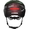 Kask rowerowy ABUS Purl-Y Ace Moss Zielony Miejski z lampką (rozmiar S) Regulacja Od 51 do 55 cm