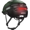 Kask rowerowy ABUS Purl-Y Ace Moss Zielony Miejski z lampką (rozmiar L) Materiał wewnętrzny EPS