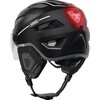Kask rowerowy ABUS Pedelec 2.0 Ace Velvet Czarny Miejski z lampką (rozmiar S) Wyściółka Tak