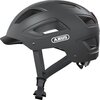 Kask rowerowy ABUS Hyban 2.0 Tytanowy Miejski z lampką (rozmiar L)