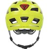 Kask rowerowy ABUS Hyban 2.0 Signal Żółty Miejski z lampką (rozmiar M) Regulacja Od 52 do 58 cm