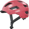 Kask rowerowy ABUS Hyban 2.0 Living Różowy Miejski z lampką (rozmiar M)