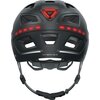 Kask rowerowy ABUS Hyban 2.0 LED Signal Czarny Miejski z lampką (rozmiar M) Materiał skorupy ABS