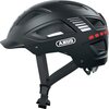 Kask rowerowy ABUS Hyban 2.0 LED Signal Czarny Miejski z lampką (rozmiar L)