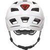 Kask rowerowy ABUS Hyban 2.0 Polar Biały Miejski z lampką (rozmiar M) Materiał skorupy ABS