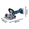 Frezarka BOSCH Professional GFF 18V-22 0601620101 Liczba akumulatorów 0