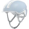Kask rowerowy ABUS Hud-y Pure Niebiesko-biały Miejski z lampką (rozmiar L)
