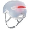 Kask rowerowy ABUS Hud-y Pure Niebiesko-biały Miejski z lampką (rozmiar L) Wentylacja Tak