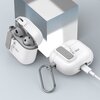 Etui na słuchawki TECH-PROTECT Slim Hook do Apple Airpods 4 Biały Karabińczyk Tak