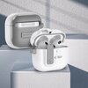 Etui na słuchawki TECH-PROTECT Slim Hook do Apple Airpods 4 Biały Materiał Poliwęglan