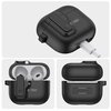 Etui na słuchawki TECH-PROTECT Slim Hook do Apple Airpods 4 Czarny Możliwość ładowania Nie