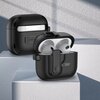 Etui na słuchawki TECH-PROTECT Slim Hook do Apple Airpods 4 Czarny Karabińczyk Tak