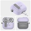 Etui na słuchawki TECH-PROTECT Slim Hook do Apple Airpods 4 Fioletowy Możliwość ładowania Nie
