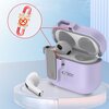 Etui na słuchawki TECH-PROTECT Slim Hook do Apple Airpods 4 Fioletowy Wodoodporność Nie