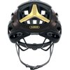 Kask rowerowy ABUS AirBreaker Czarno-złoty Szosowy (rozmiar M) Regulacja Od 52 do 58 cm