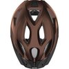 Kask rowerowy ABUS Aduro 2.0 Metallic Brązowy Szosowy z lampką (rozmiar M) Regulacja Od 52 do 58 cm