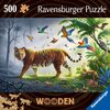 Puzzle RAVENSBURGER Wooden Tygrys 17514 (500 elementów)