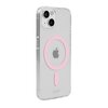 Etui HOLDIT MagSafe do Apple iPhone 15/14/13 Przezroczysto-różowy