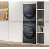 Pralko-suszarka Washtower LG WT1210BBF AI DirectDrive z pompą ciepła TurboWash™ Funkcje Funkcje parowe, Sterowanie smartfonem, Silnik inwerterowy, Opóźnienie startu pracy, Wyświetlacz elektroniczny