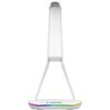 Stojak na słuchawki RAMPAGE Tower T14 RGB Wbudowany HUB USB, Wysokość 257 mm Biały Długość kabla [m] 1.5