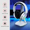 Stojak na słuchawki RAMPAGE Tower T14 RGB Wbudowany HUB USB, Wysokość 257 mm Biały Kolor Biały