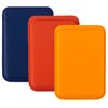Etui portfel 4SMARTS Magnetic RFID MagCase Niebieski/Czerwony/Żółty (3 szt.)
