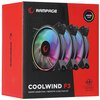 Wentylator RAMPAGE Coolwind F3 120mm ARGB (3 szt.) + Kontroler Rodzaj chłodzenia Powietrzem