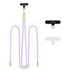 Smycz do telefonu TECH-PROTECT C2S Rope Crossbody Strap Fioletowo-złoty