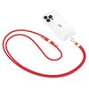 Smycz do telefonu TECH-PROTECT C2S Rope Crossbody Strap Czerwono-złoty Rodzaj Smycz