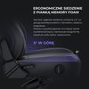 Fotel ANDA SEAT Kaiser 4 L Purpurowy Materiał wypełnienia Pianka