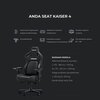 Fotel ANDA SEAT Kaiser 4 L Bordowy Waga z opakowaniem [kg] 38.50