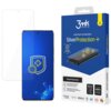 Opakowanie produktu z napisem "3mk Protection" oraz "SilverProtection+" przedstawia folię ochronną na ekran telefonu. Na opakowaniu znajdują się informacje: "KILLS 99% OF GERMS", "Your screen 400% stronger", a także ikony certyfikatów i nagród.