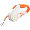 Smycz ROJECO RQYS-04 (5m - 35 kg) Pomarańczowo-biały
