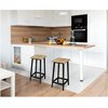 Hoker EHOKERY Kent Modern Oak Czarno-brązowy Materiał Płyta laminowana