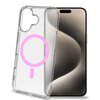Etui CELLY Gelskinmag do Apple iPhone 16 Przezroczysto-różowy Model telefonu iPhone 16